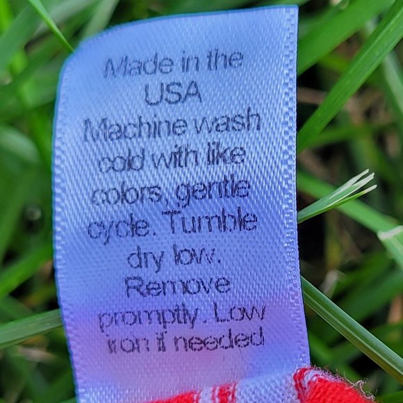 MICHAEL STARS Red/White Stripe Supima T Shirt - Picture 4 of 6